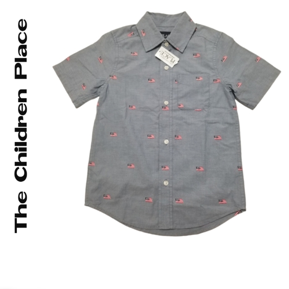 The Children Place Short Sleeves Shirt Sz. S 5-6